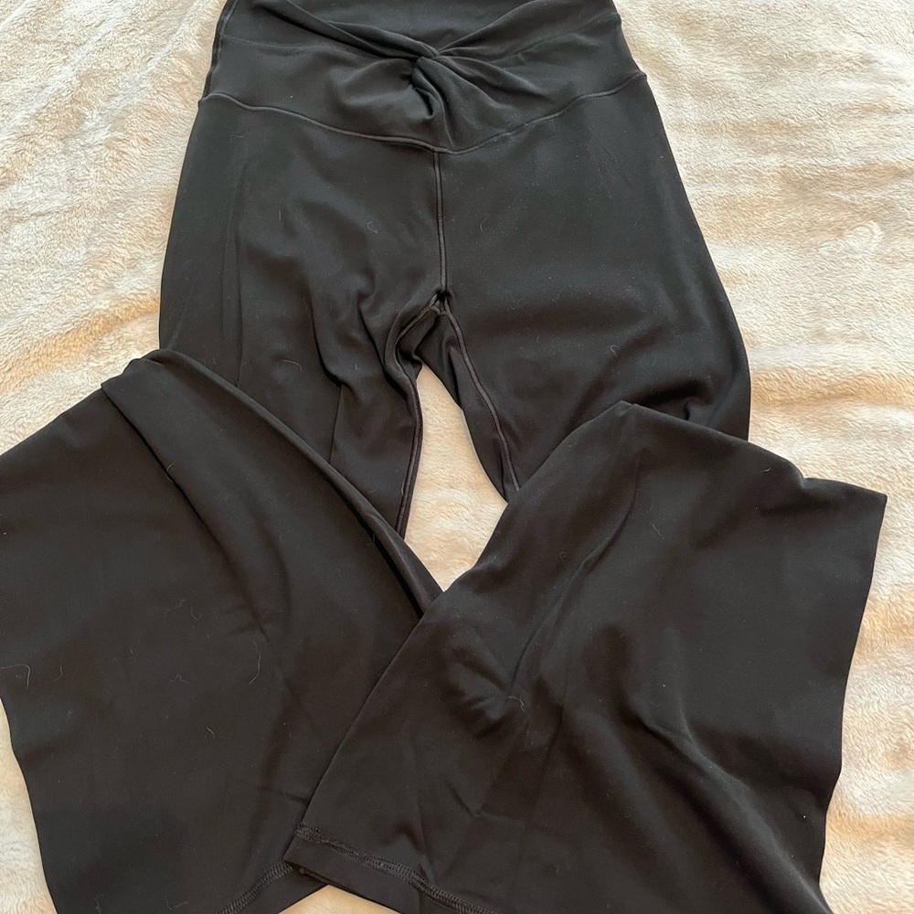 Aerie Black Flare Leggings